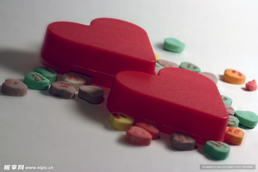 心形糖块