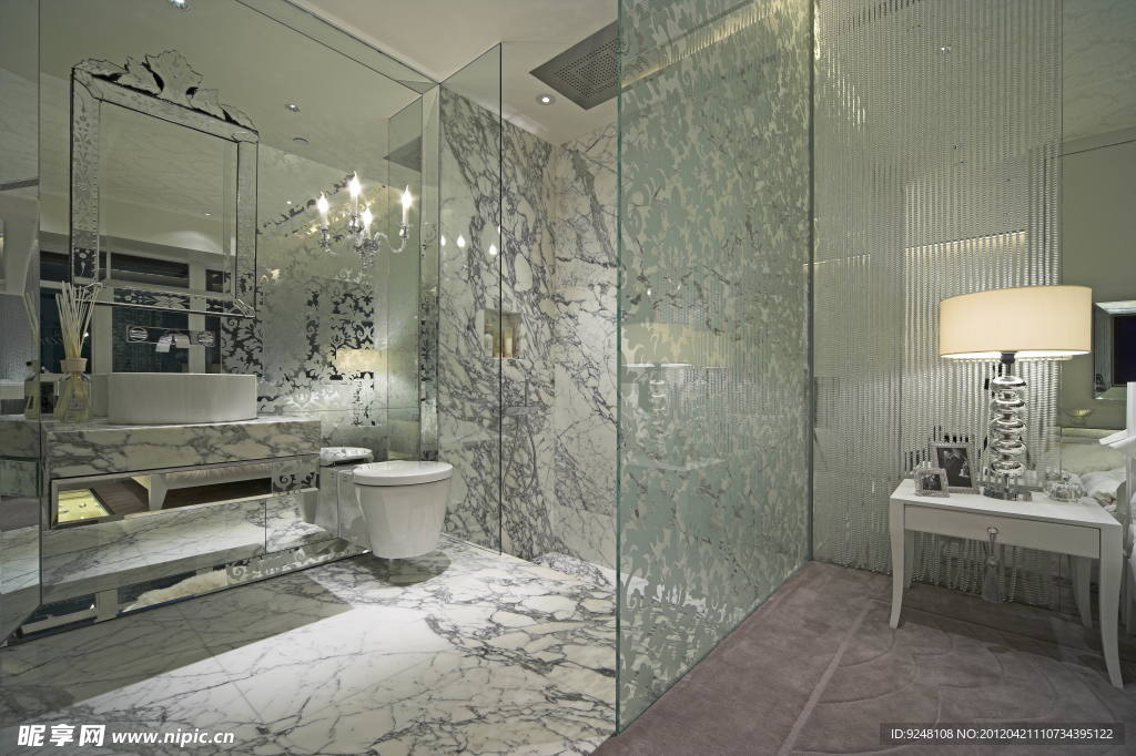 玻璃装饰 卫生间