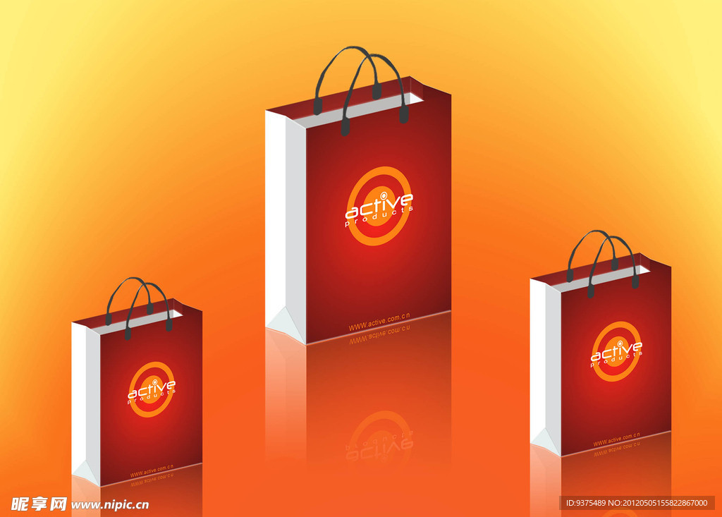 手提袋 ( 注平面图)