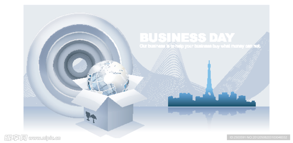 商务背景 商业底图 动感插画