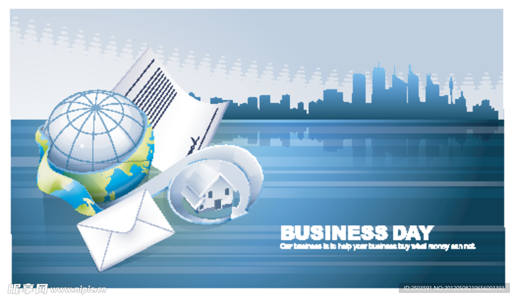 商务背景 商业底图 动感插画