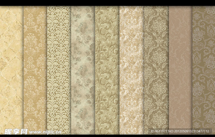 古典背景填充图案