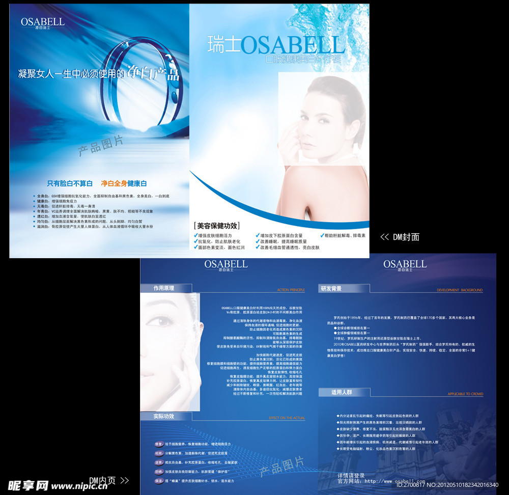 美容护肤产品DM单