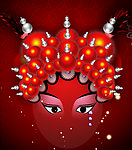 中国戏文化头像