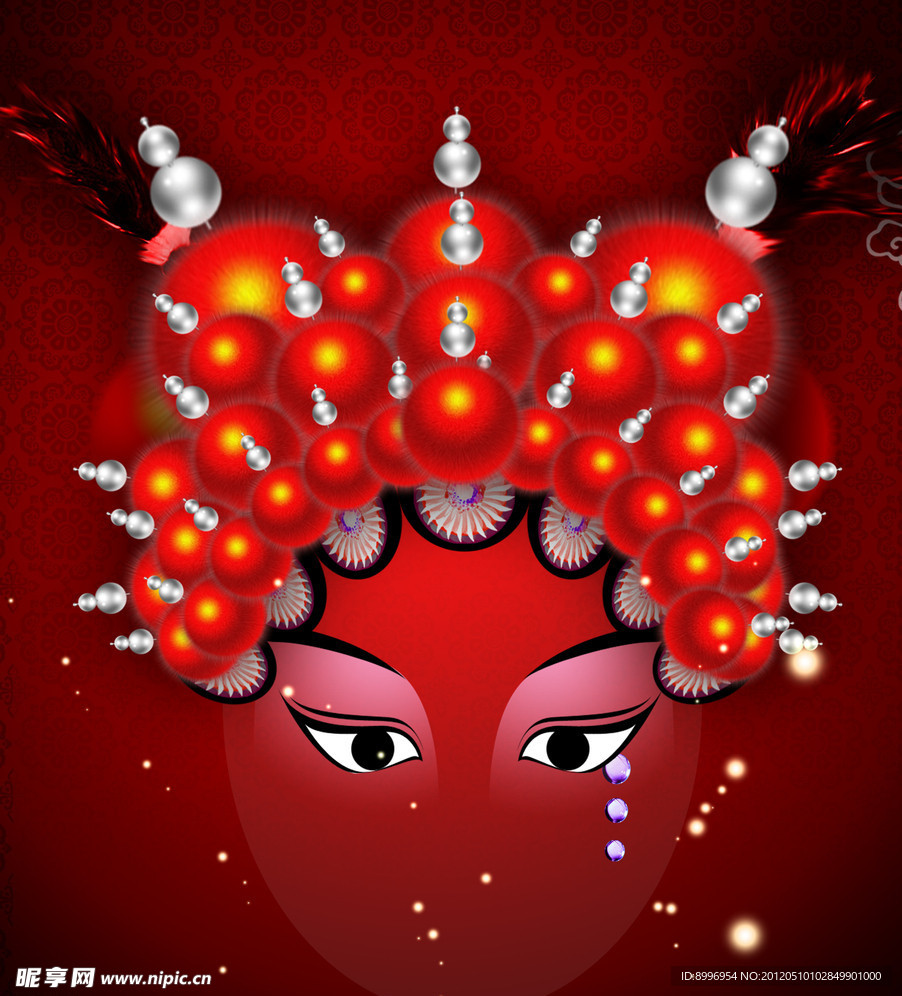 中国戏文化头像