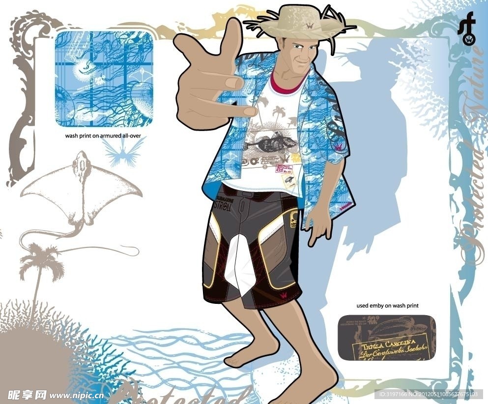 国外最新潮流运动设计稿