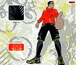 国外最新潮流运动设计稿图案