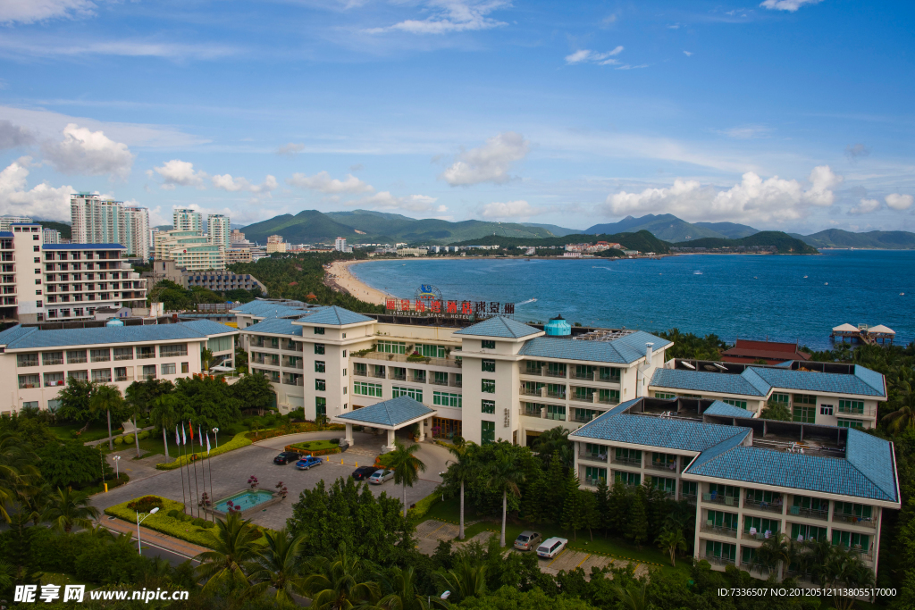 大东海 城市鸟瞰图