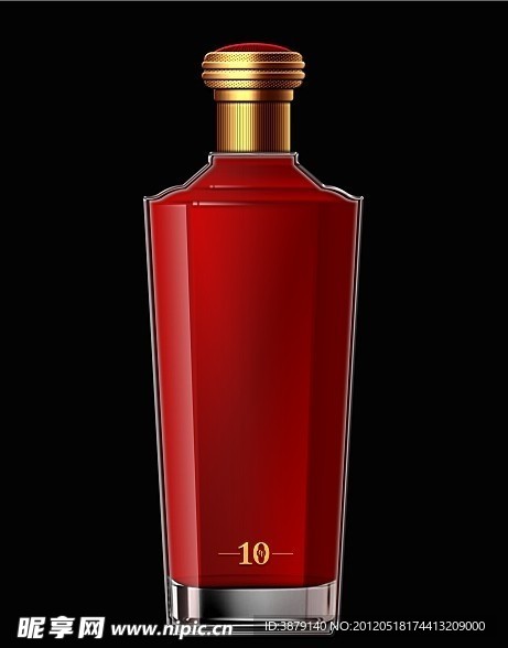 立体质感玻璃瓶