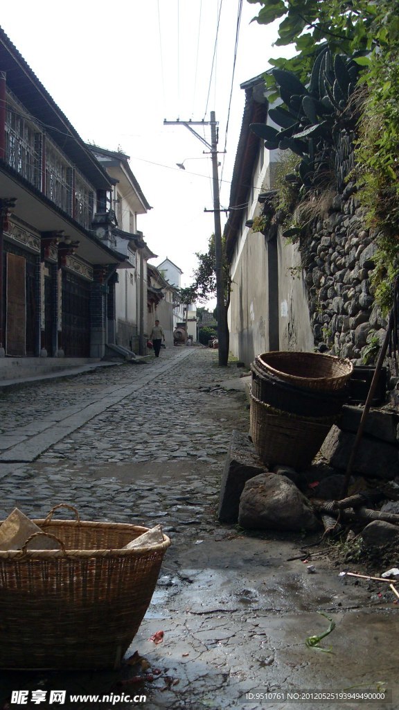 大理旅游风景区民居小巷