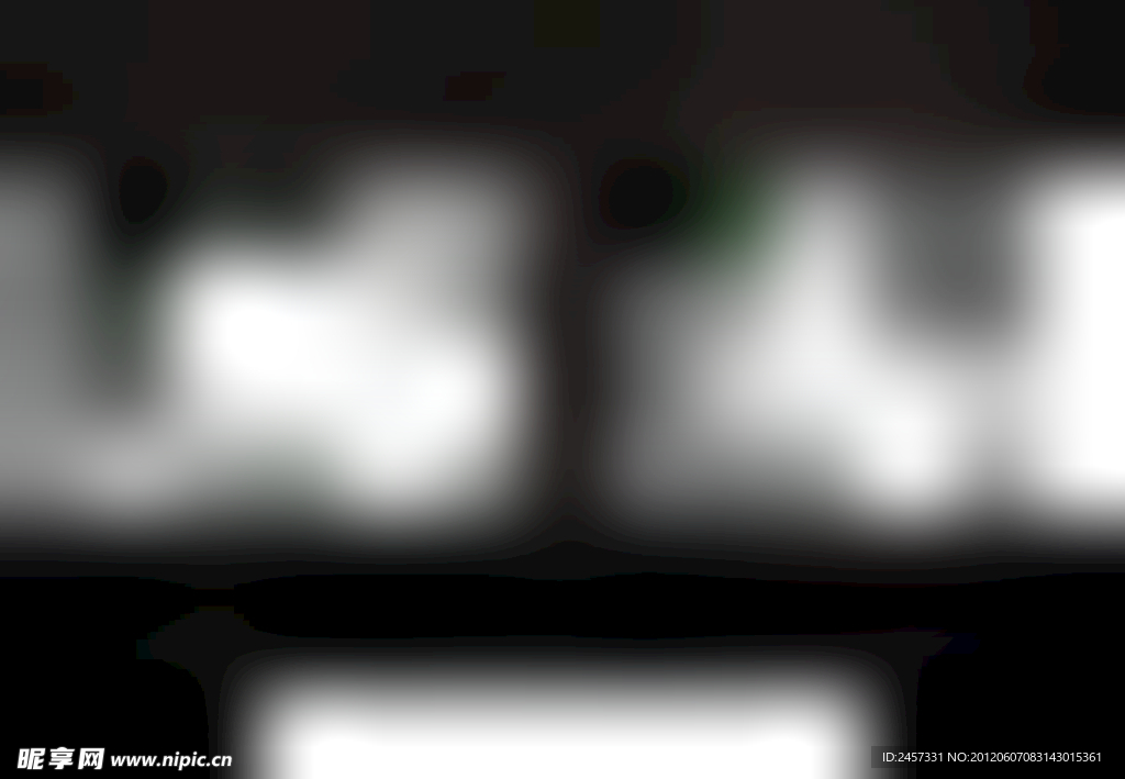 黑色时尚名片卡片