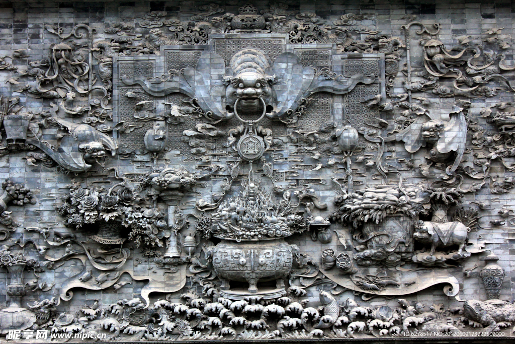 五谷丰登浮雕摄影