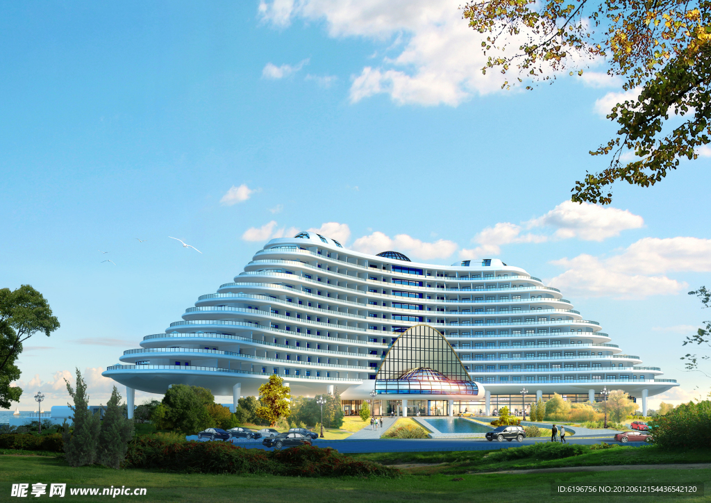 假日酒店效果图