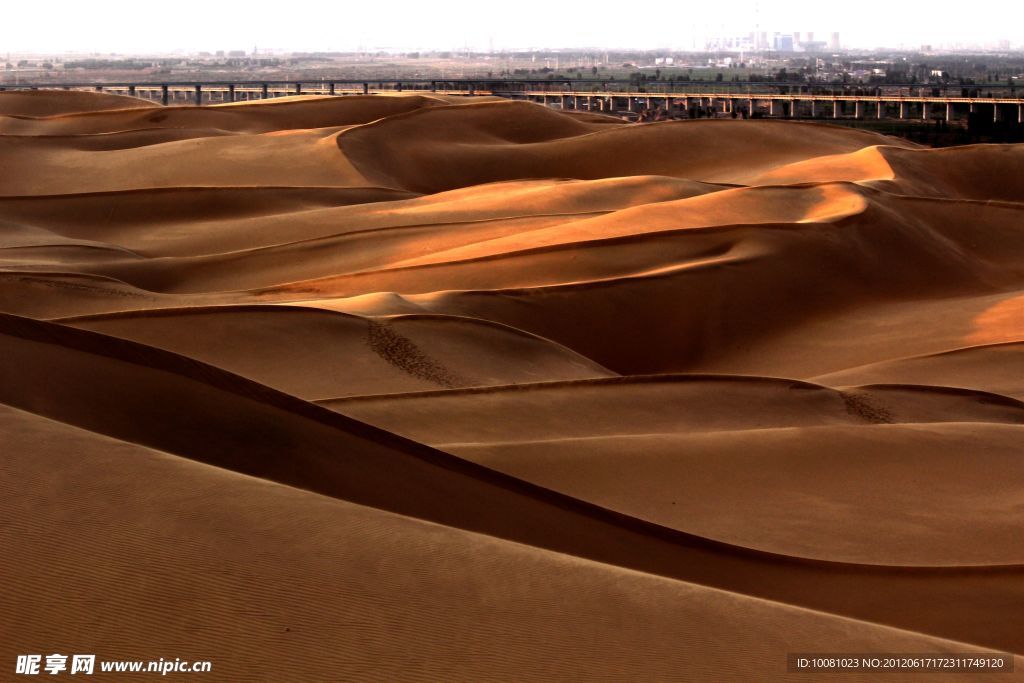 库布齐沙漠风光