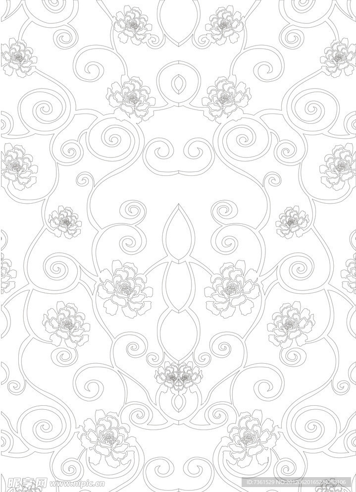 玻璃移门刻绘图