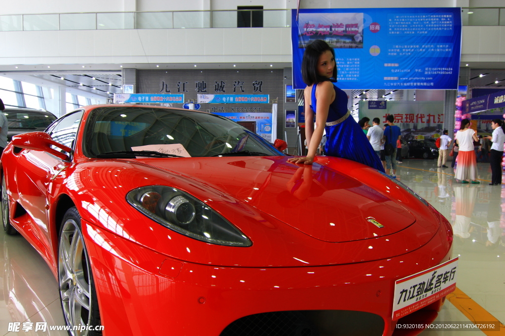 九江 车展 模特