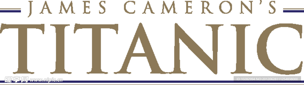 泰坦尼克号矢量LOGO