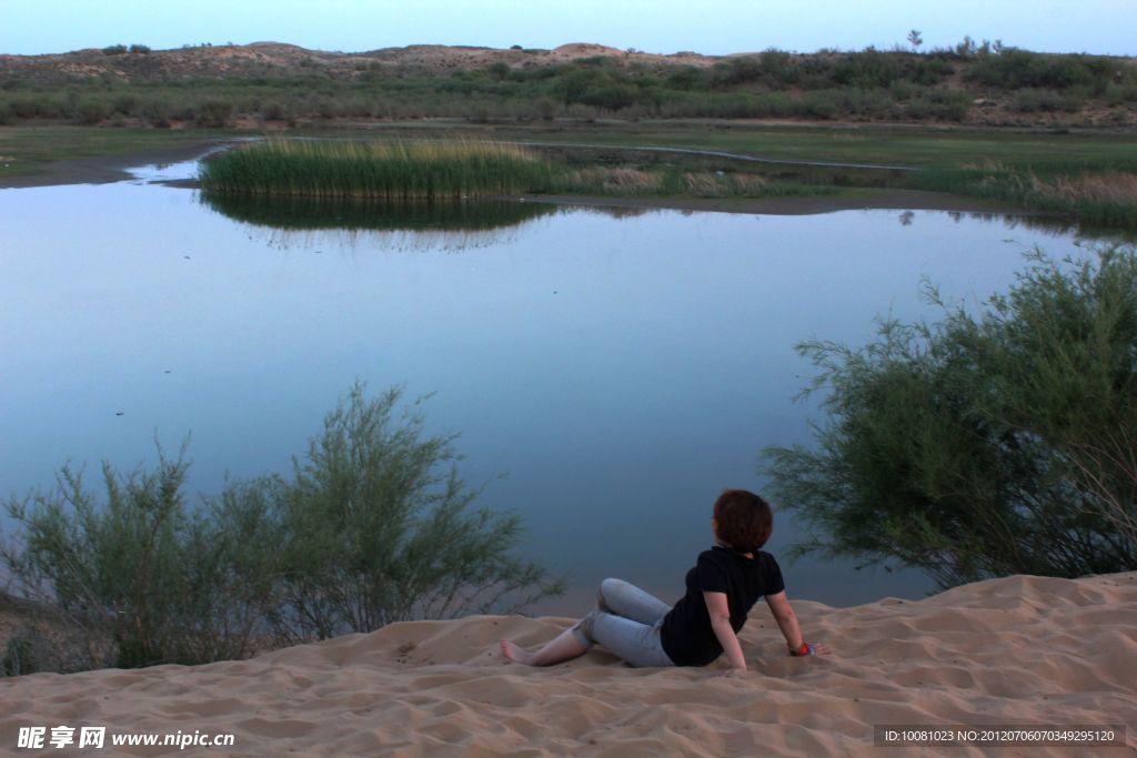 库布齐沙漠风光