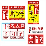 灭火器使用方法（部分位图组成）