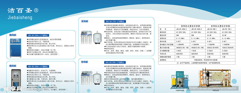 净水器展板