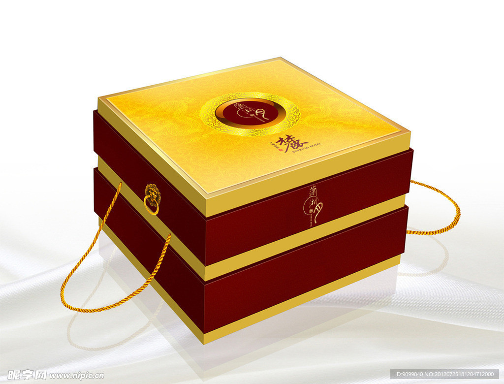 皇金月饼包装 (注平面图)