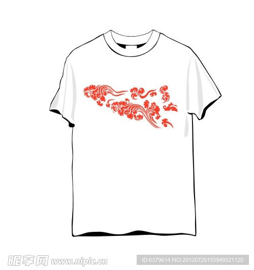 中国风祥云图T恤
