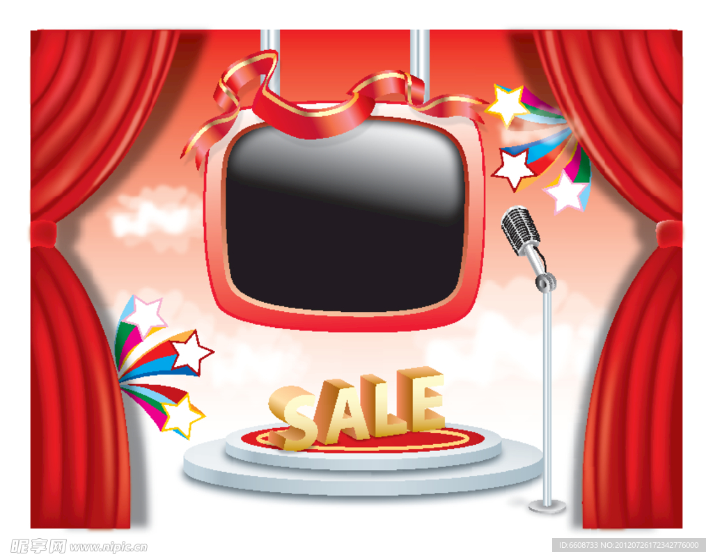 时尚创意矢量广告