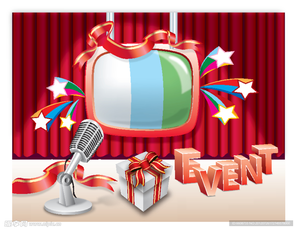 时尚创意矢量广告