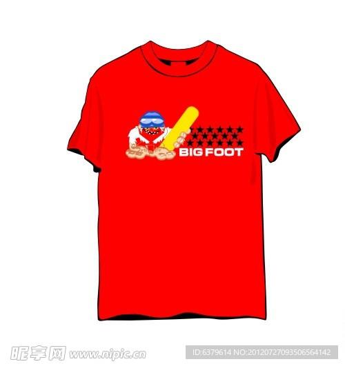 卡通人物T恤图设计