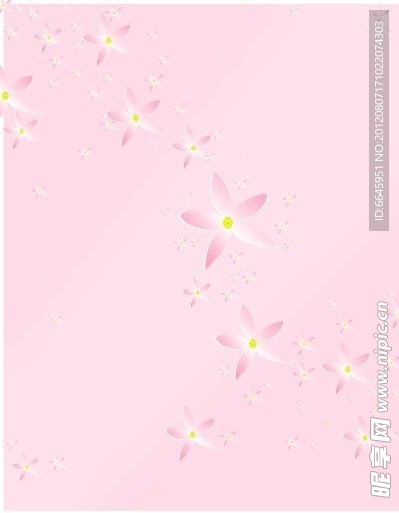 紫色梦蕊 粉色花 五瓣花 花