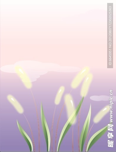 飘逸 水草 草 黄色花 绿草