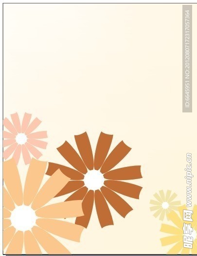 简单人生 太阳花 向日葵 黄底