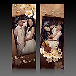 婚礼 婚庆 X展架