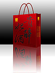 红酒手提袋（平面图）