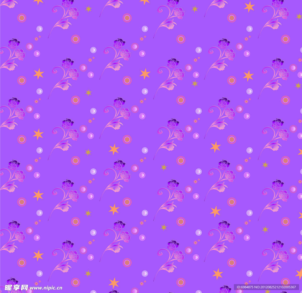 紫色花纹背景