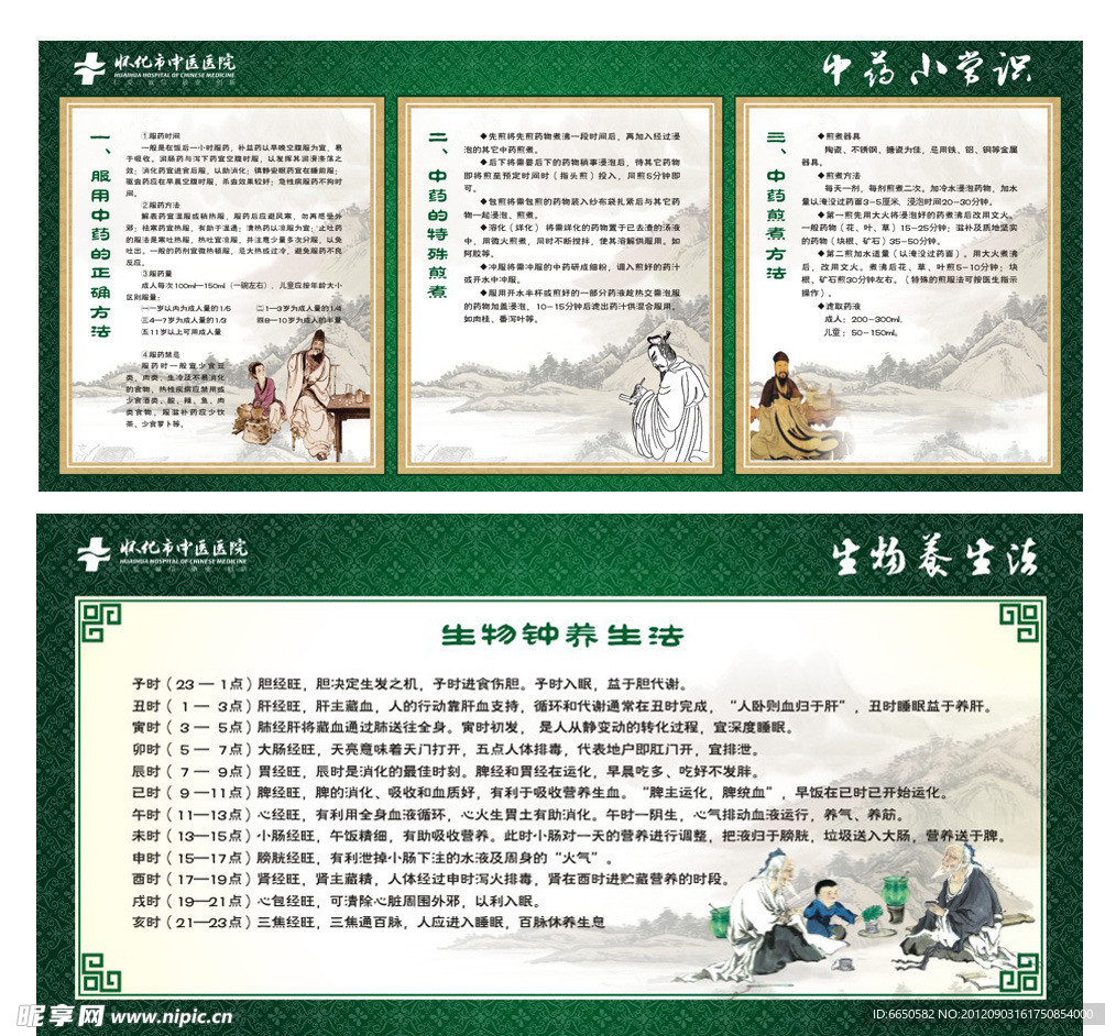中医医院展板