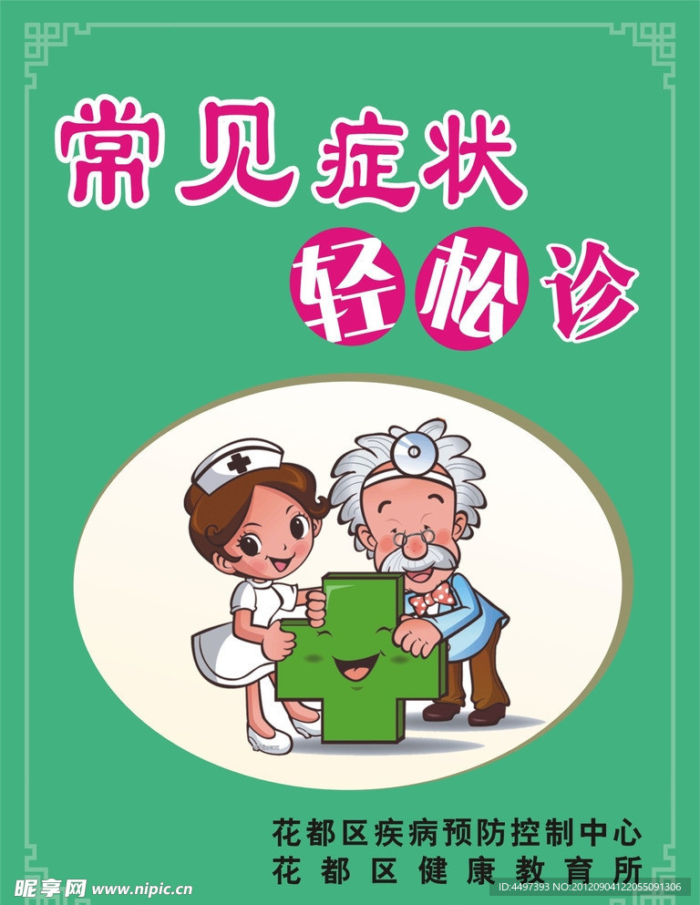 展板 常见症状轻松诊