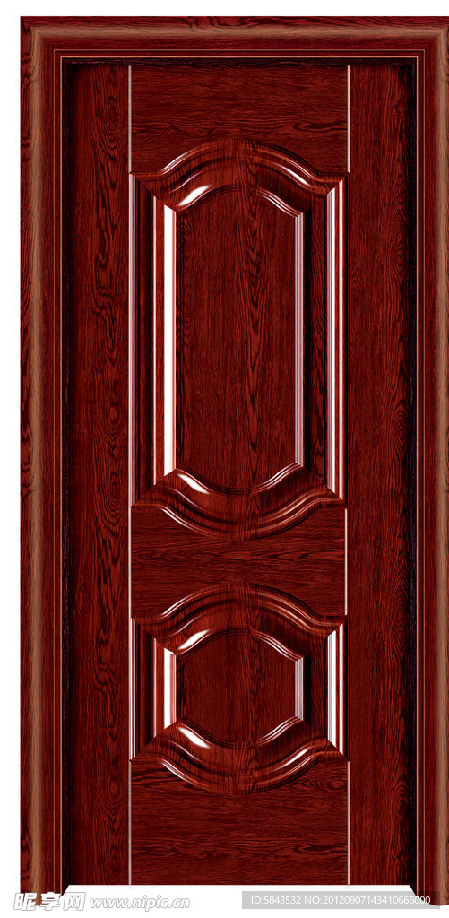 紫檀 钢木门