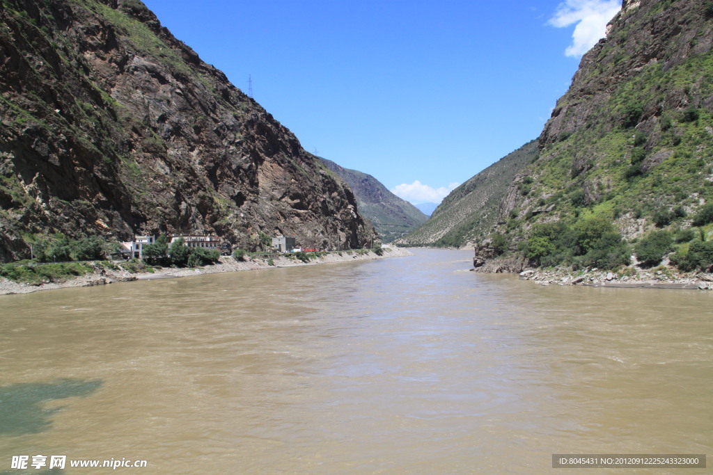 丹巴大渡河入口