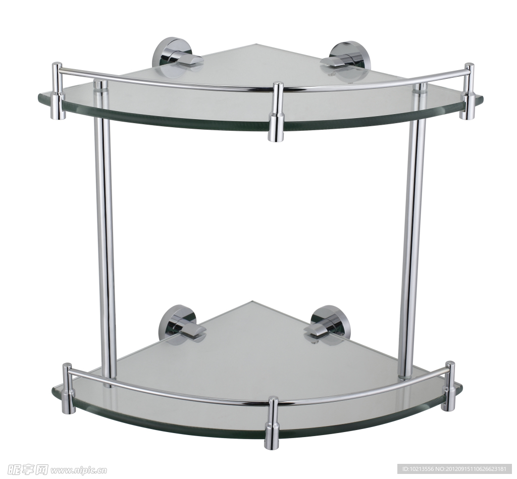 双层三角形置物架