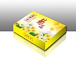 菊花包装盒 (平面图)