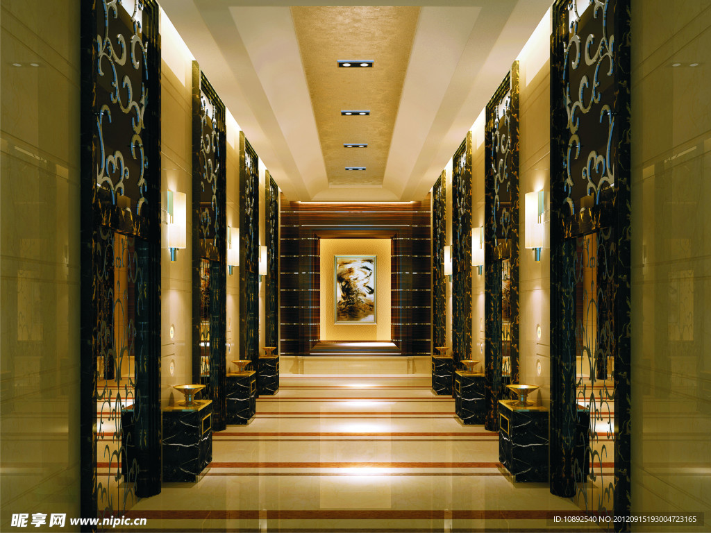 酒店电梯厅