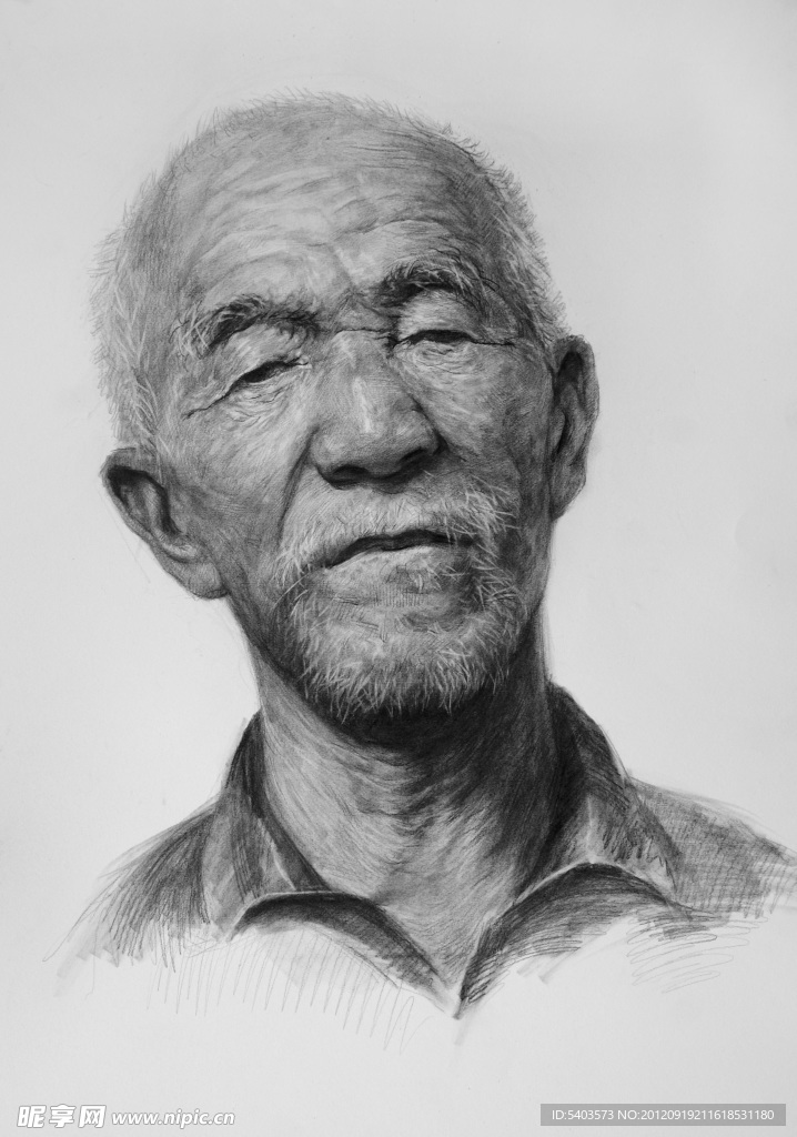 王会革素描头像