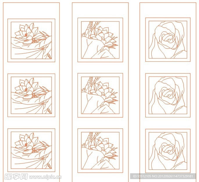 失量图 艺术玻璃