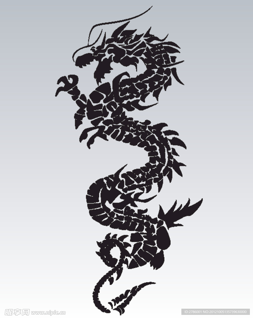 龙矢量图