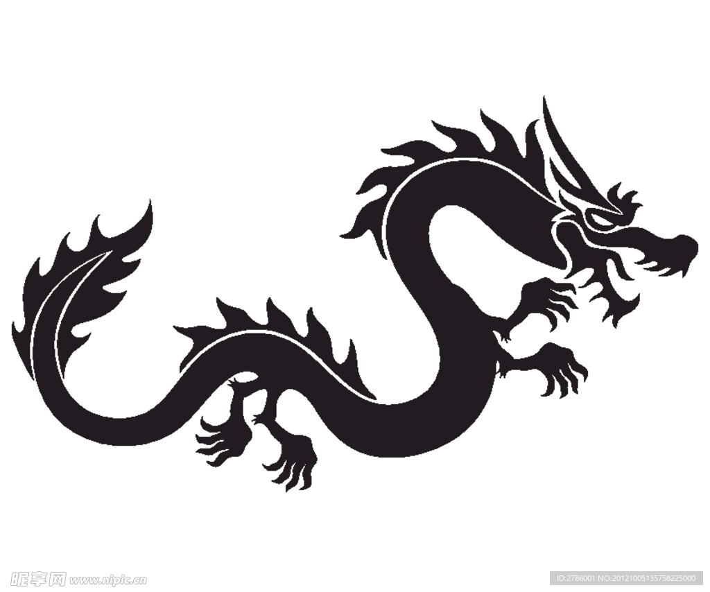 龙矢量图