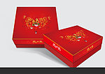 礼品盒 喜事 喜庆等包装设计 (平面图)