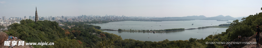 俯瞰西湖