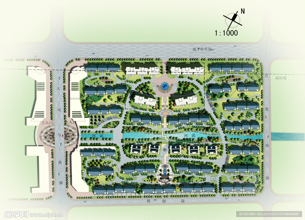 园林景观平面规划