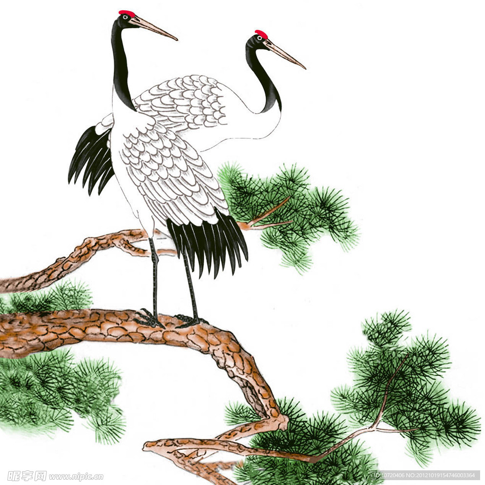 仙鹤（通道分色）